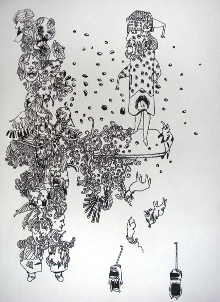 Drawing by Bill Beso