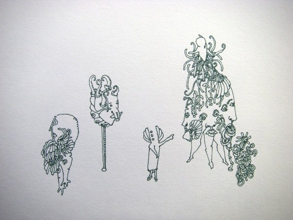 Drawing by Bill Beso