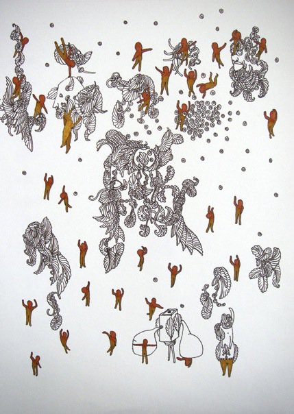 Drawing by Bill Beso